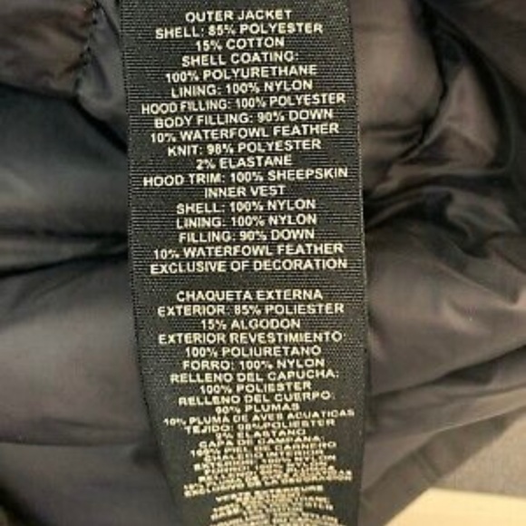 UGG Adirondack 3 in 1 Waterproof Down Parka. Women's Size Medium, Black - Picture 12 of 14